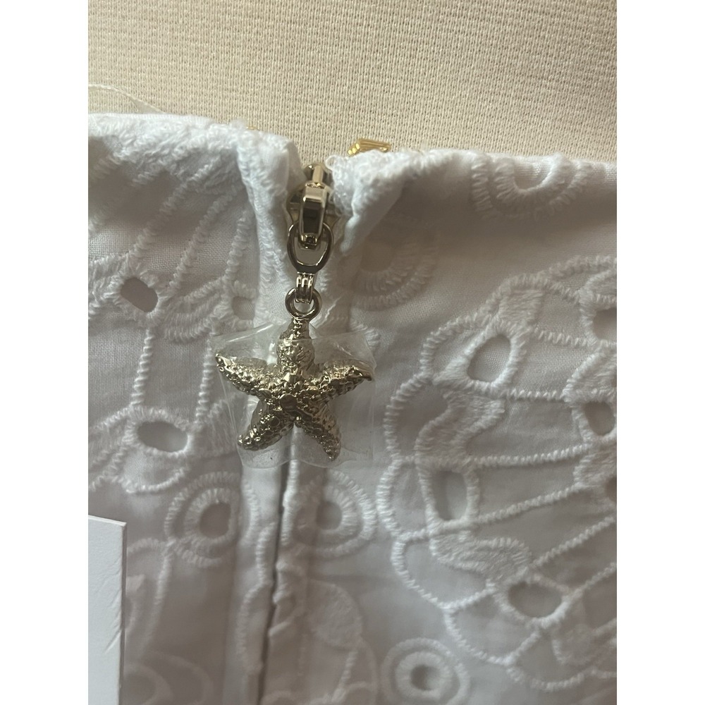 Lilly Pulitzer Adorie White Strapless Eyelet Dress Resort Beach Cruise New 8 - Picture 4 of 8